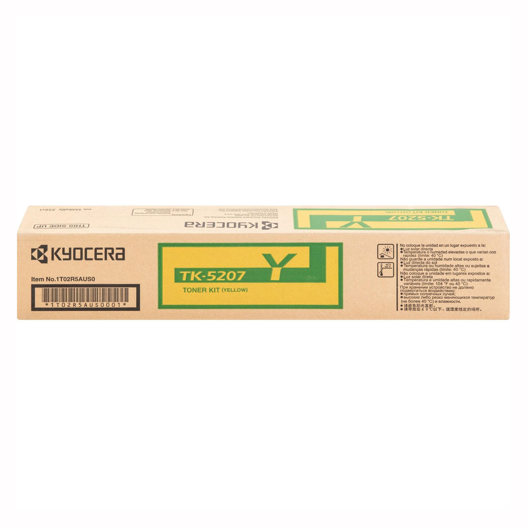 Kyocera Mita TK-5207Y 1T02R5AUS0 Original Yellow Toner Cartridge