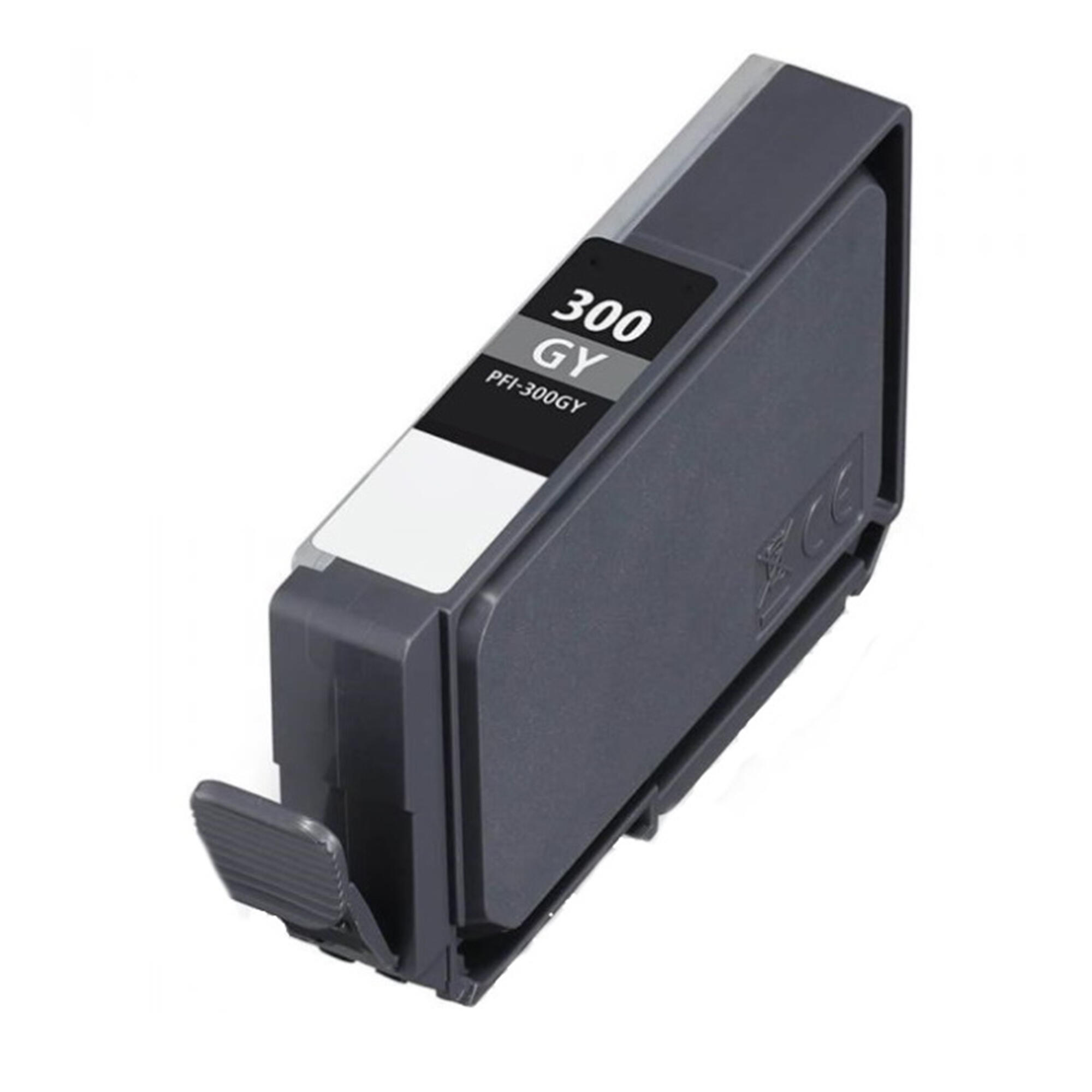 Canon PFI-300 GY Compatible Gray Ink Cartridge (4200C002)