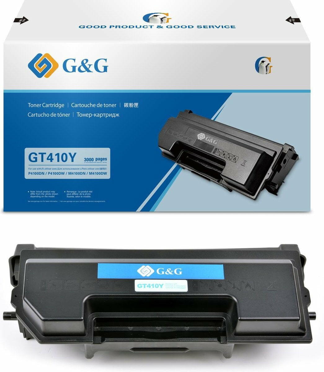 G&G GT410Y Original Black Toner Cartridge Extra High Yield