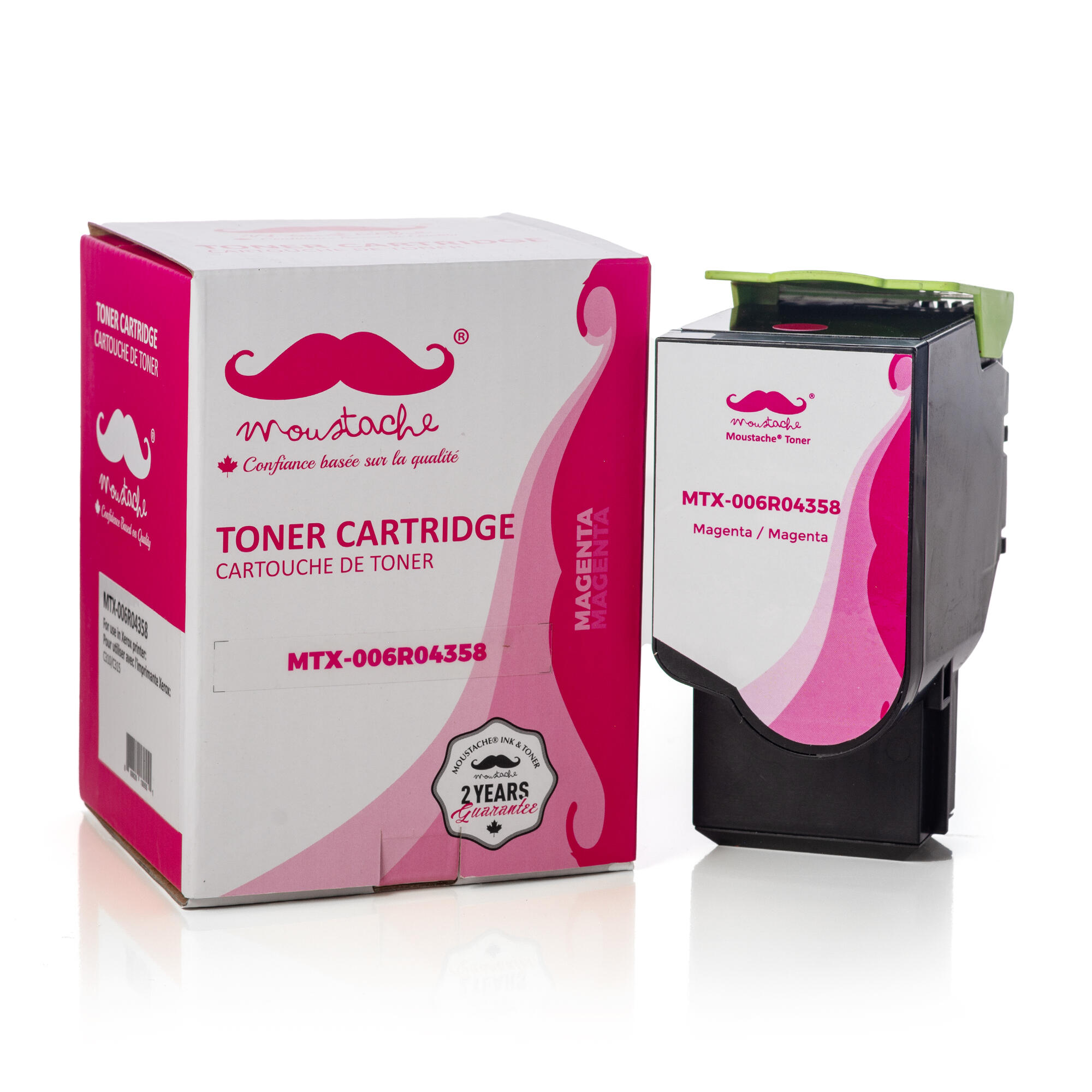 Xerox 006R04358 Remanufactured Magenta Toner Cartridge - With Chip - Moustache®