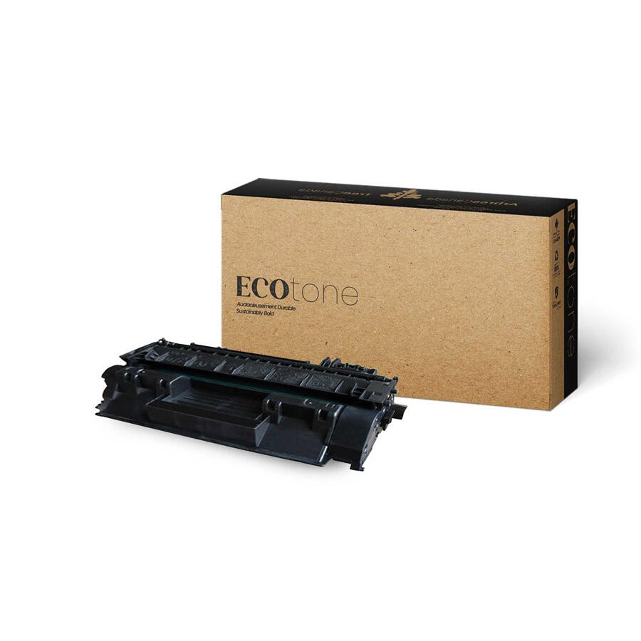 Premium Quality Remanufactured HP 05A CE505A Black Toner Cartridge - Ecotone®