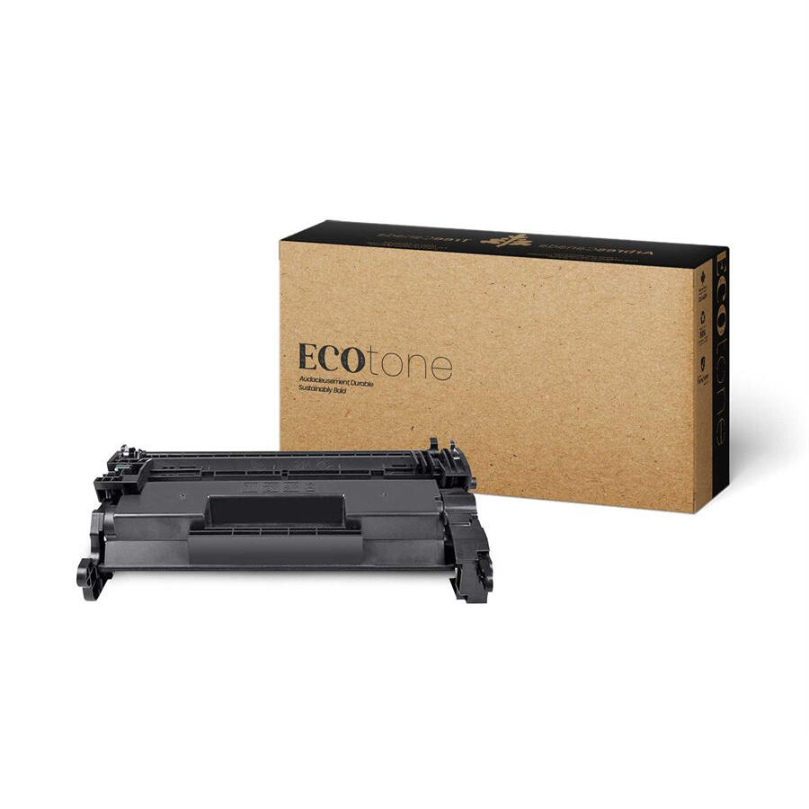 Premium Quality Remanufactured HP 58A CF258A Black Toner Cartridge - With Chip - Ecotone®