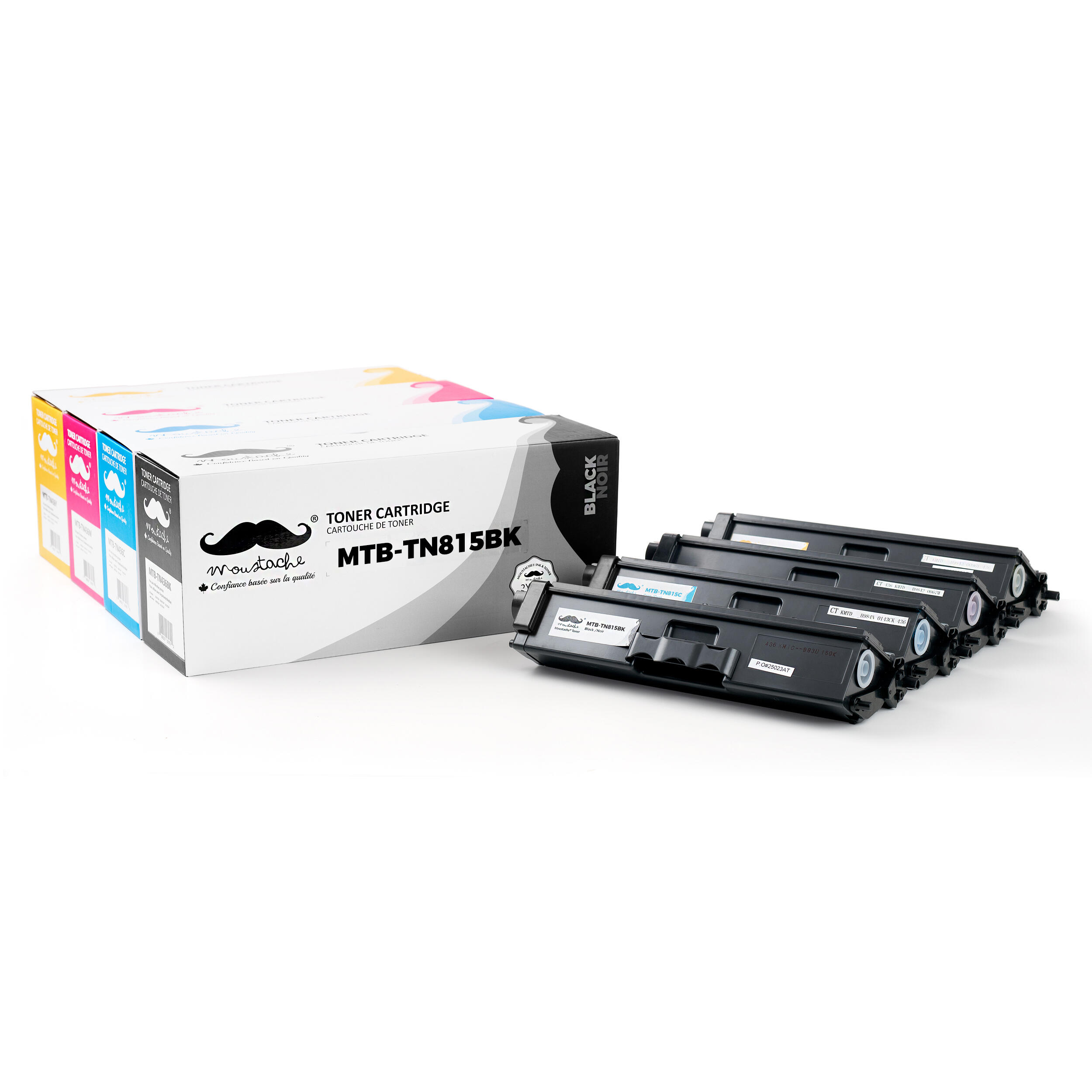 Brother TN815 Compatible Toner Cartridge Combo Super High Yield BK/C/M/Y - Moustache®