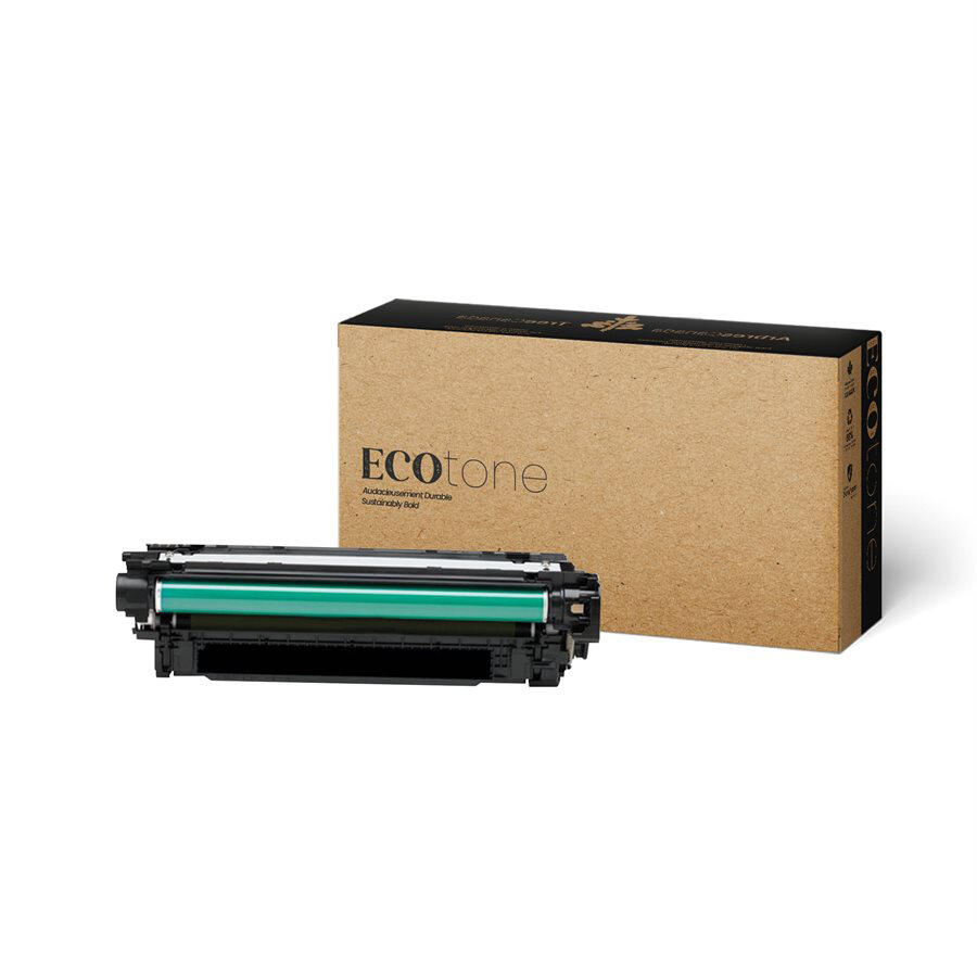 Premium Quality Remanufactured HP 504X CE250X Black Toner Cartridge High Yield - Ecotone®