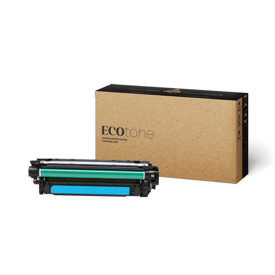 Premium Quality Remanufactured HP 504A CE251A Cyan Toner Cartridge - Ecotone®