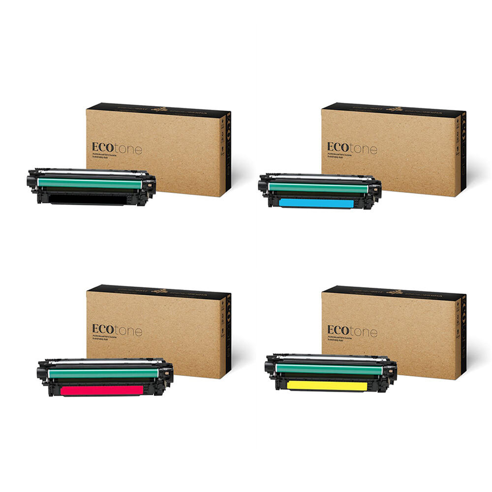 Premium Quality Remanufactured HP 504A 504X Toner Cartridge Combo BK/C/M/Y - Ecotone®