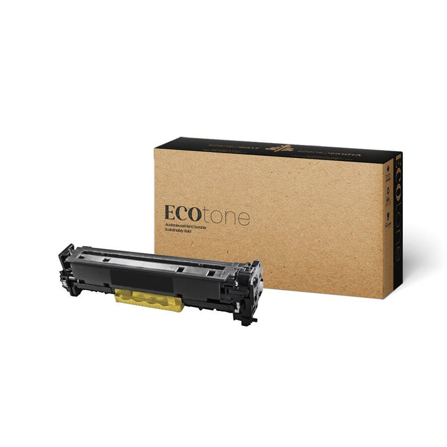 Premium Quality Remanufactured HP 125A CB542A Yellow Toner Cartridge - Ecotone®