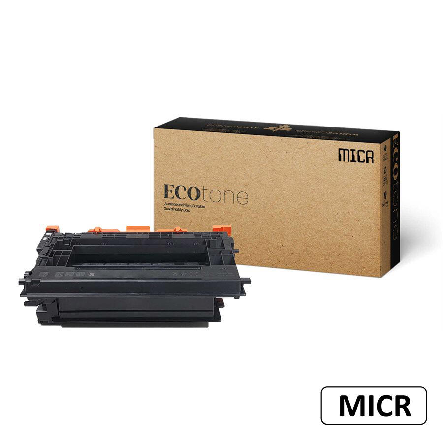Premium Quality Remanufactured HP 37A CF237A MICR Black Toner Cartridge - Ecotone®
