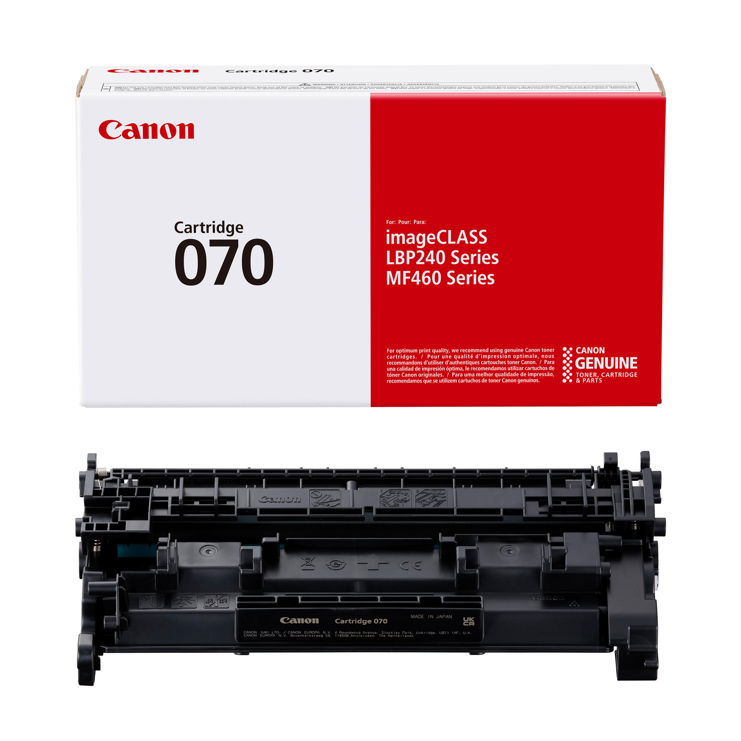 Canon 070 5639C001 Original Black Toner Cartridge