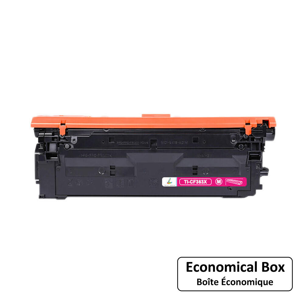 Compatible HP 508X CF363X Magenta Toner Cartridge High Yield 9500 Pages - Economical Box