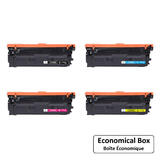 Compatible HP 508X CF360X CF361X CF363X CF362X Toner Cartridge Combo High Yield - Economical Box