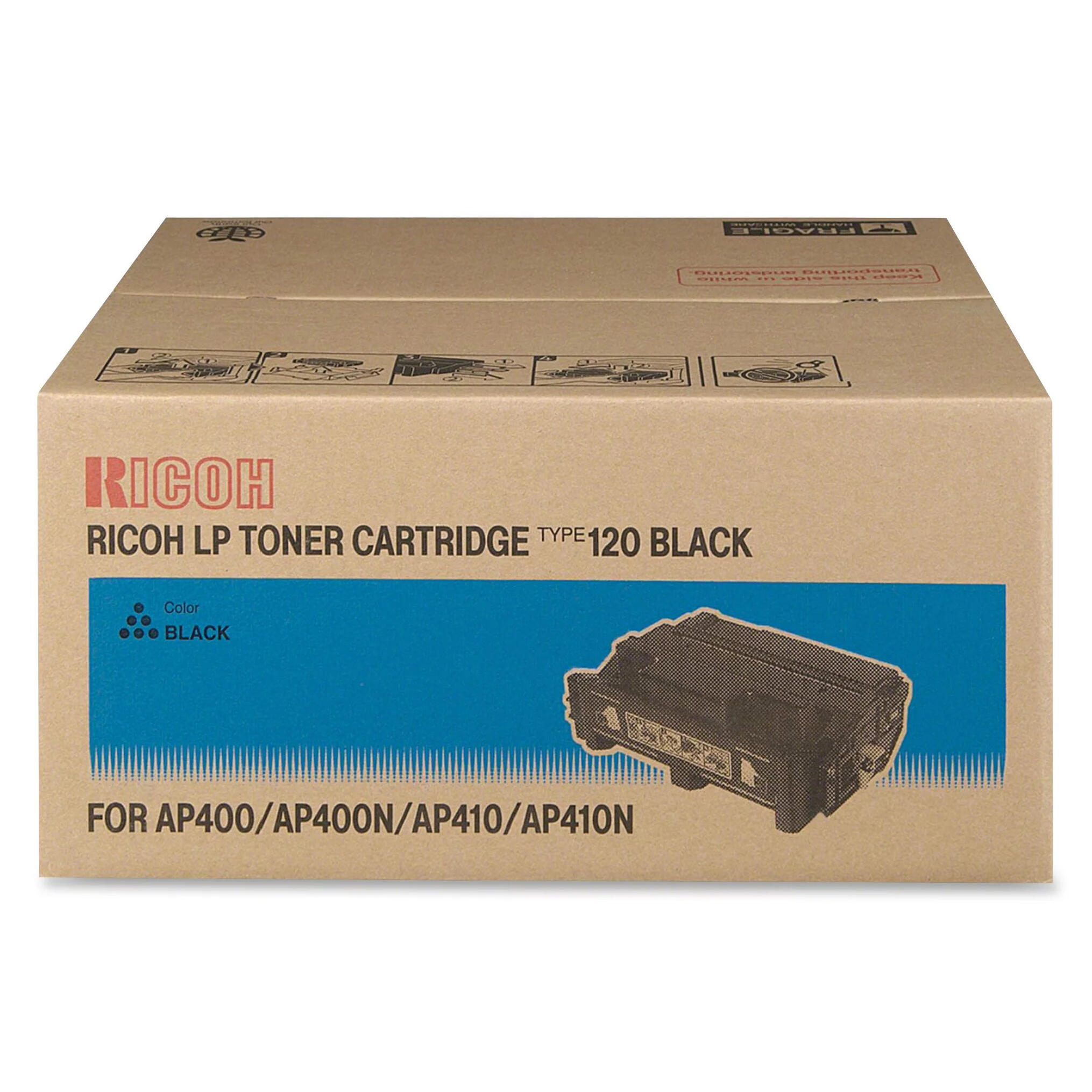 Ricoh 407000 Type 120 Original Black Toner Cartridge