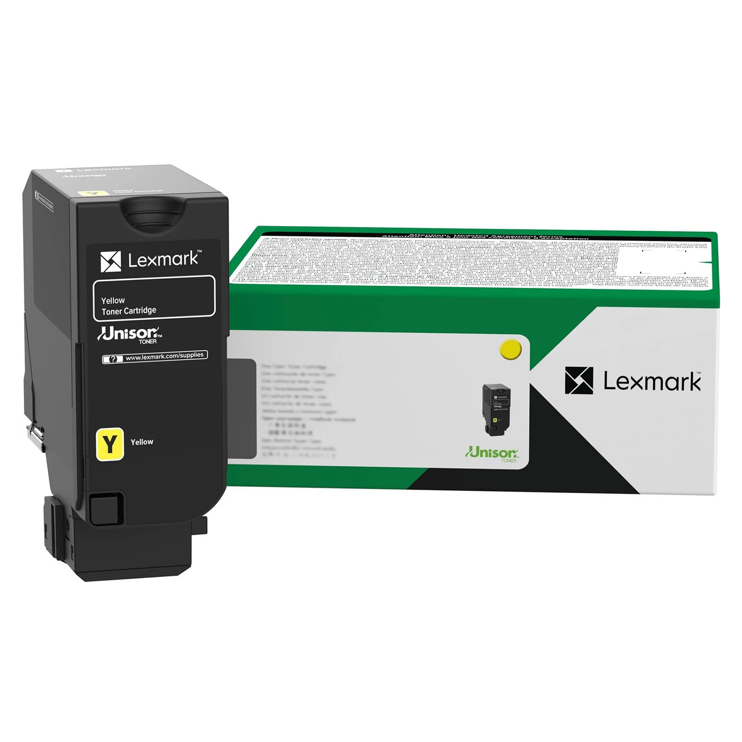 Lexmark CS730, 735, 737, CX730 (71C1HY0) Original Yellow Return Program Toner Cartridge High Yield