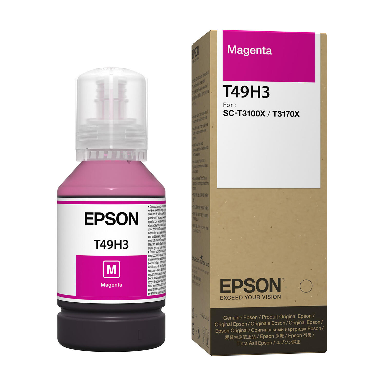 Epson T49H T49H300 Original Magenta Ink Bottle