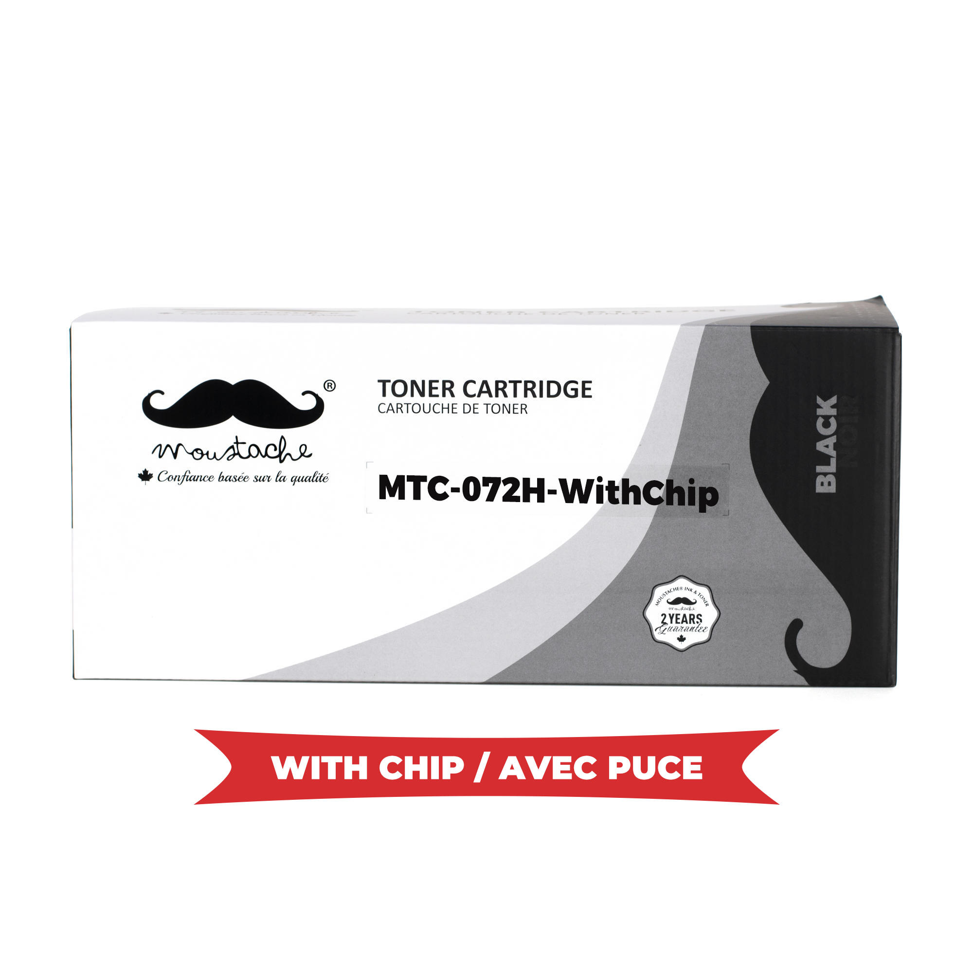 Canon 072H 5648C001 Compatible Black Toner Cartridge High Yield 4100 Pages - With Chip - Moustache®