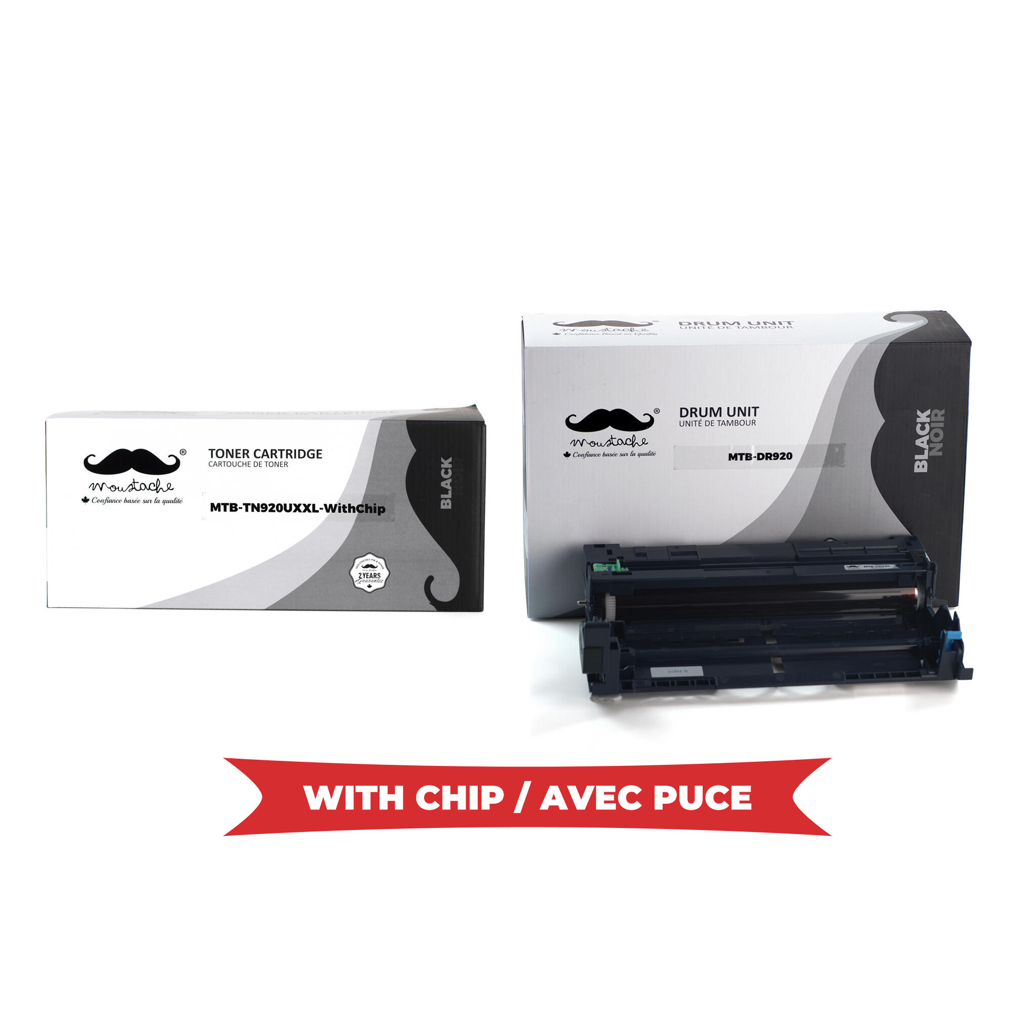 Brother TN920UXXL DR920 Compatible Toner Cartridge and Drum Ultra High Yield - WithChip - Moustache®