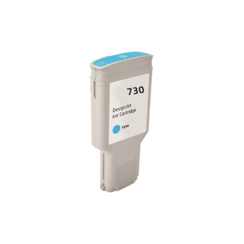 Compatible HP 730XL P2V68A Cyan Ink Cartridge High Yield 300ml- Moustache®