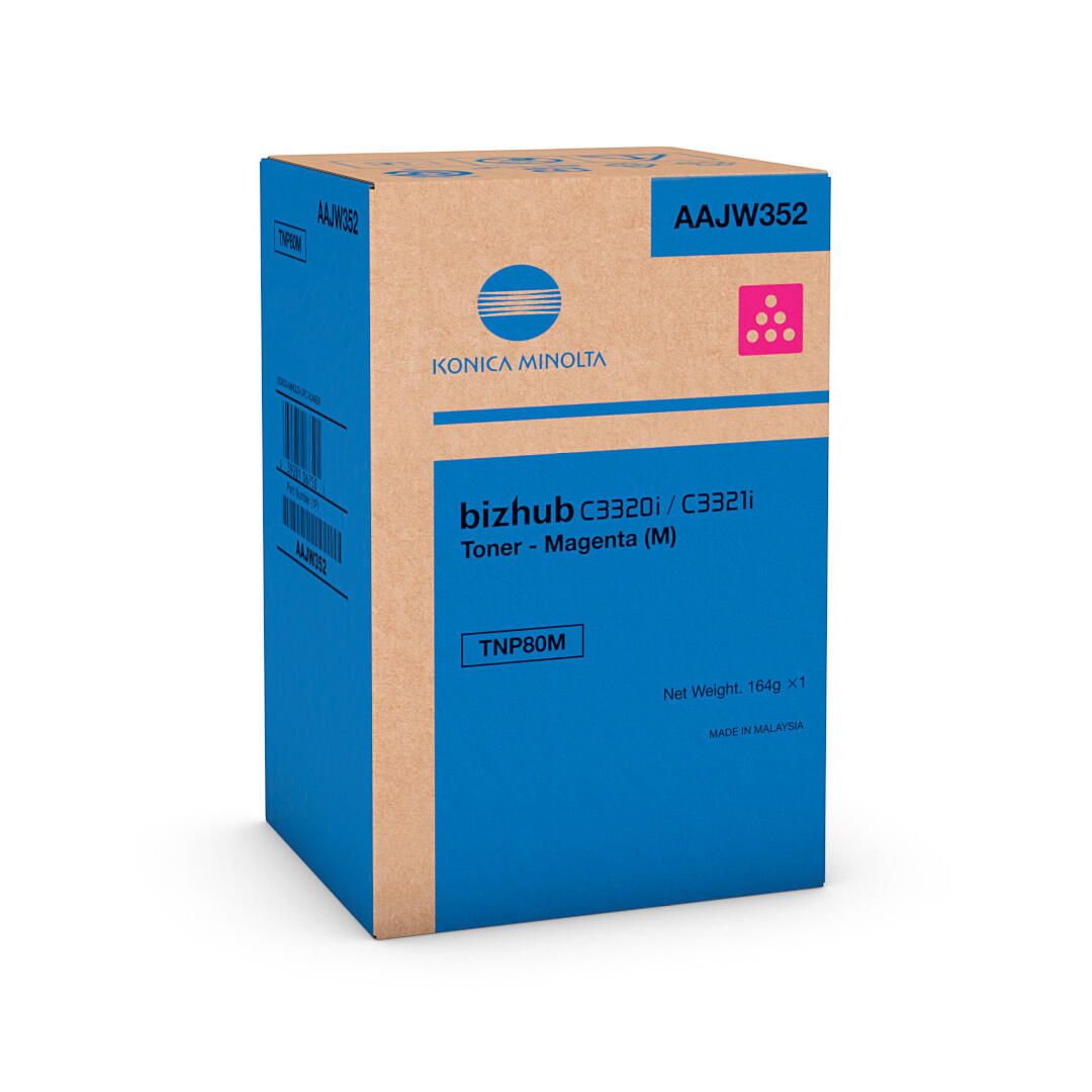 Konica Minolta TNP80M AAJW332 Original Magenta Toner Cartridge