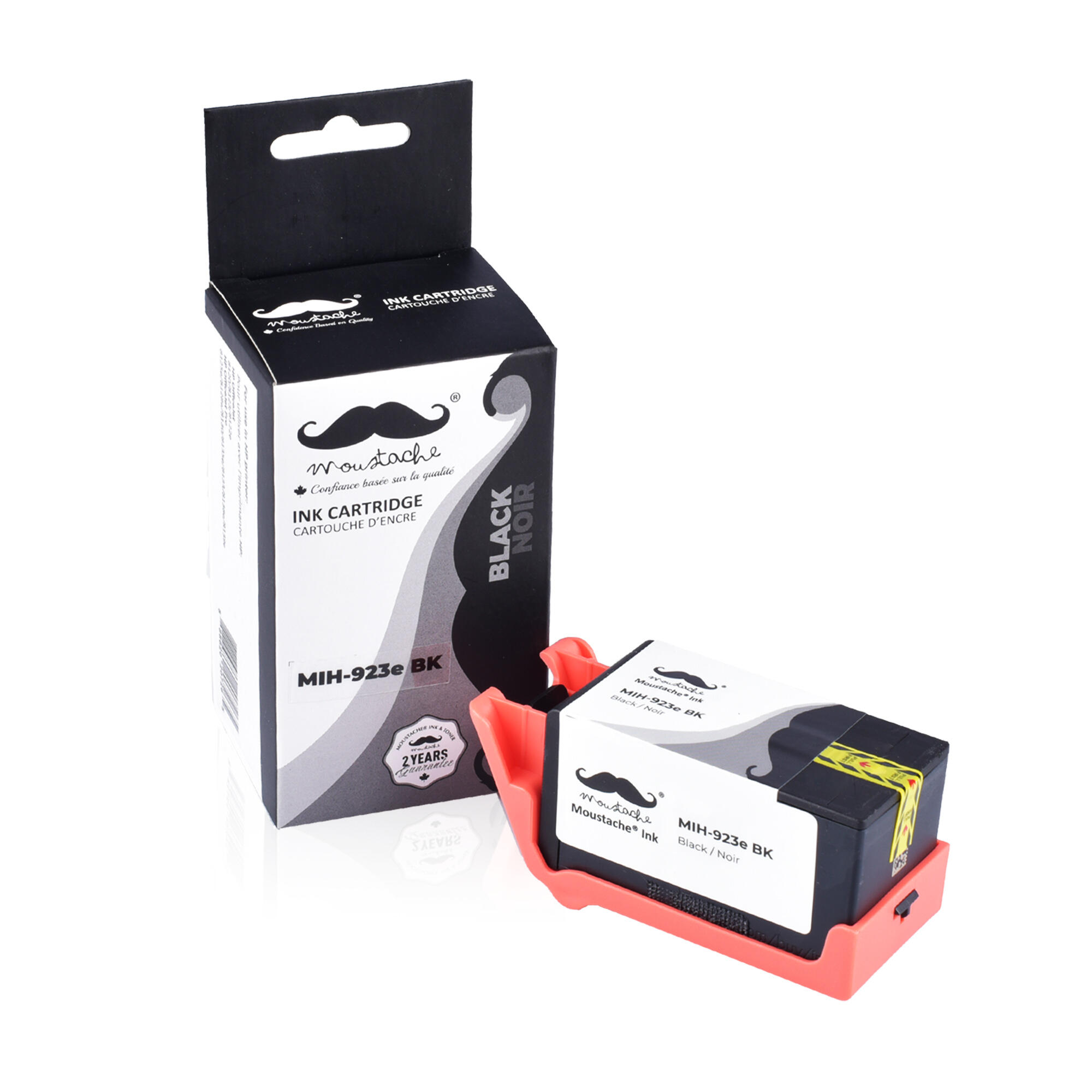 Remanufactured HP 923e 4K0T7LN Black Ink Cartridge High Yield - Moustache®