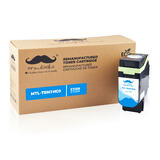 Lexmark 75M1HC0 Remanufactured Cyan Toner Cartridge High Yield - Moustache®