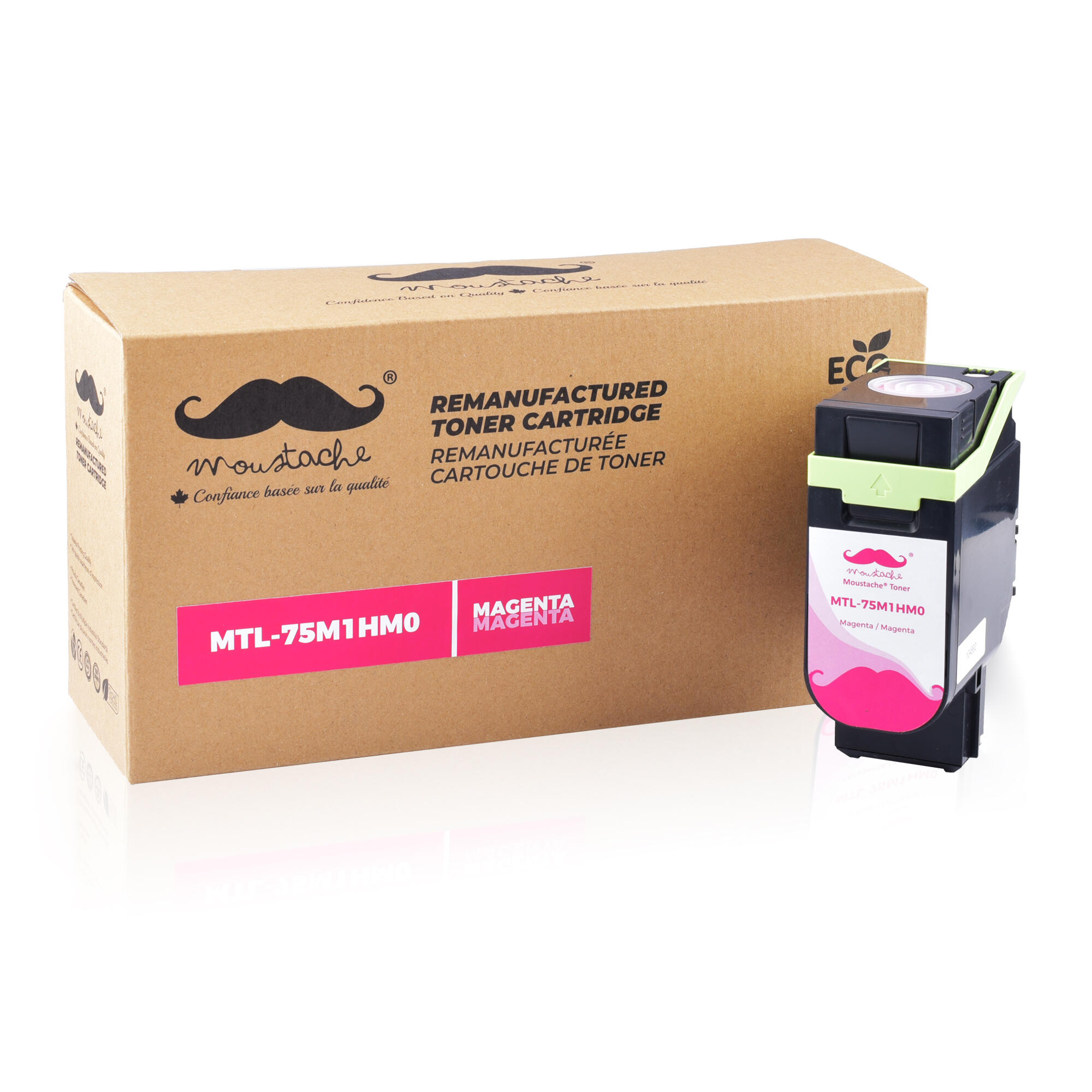 Lexmark 75M1HM0 Remanufactured Magenta Toner Cartridge High Yield - Moustache®