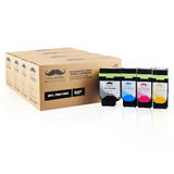 Lexmark 75M1HK0 75M1HC0 75M1HM0 75M1HY0 Remanufactured Toner Cartridge Combo High Yield - Moustache®