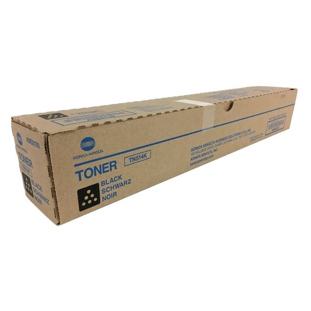 Konica Minolta TN-514K A9E8130 Original Black Toner Cartridge for Bizhub C458/C558/C658
