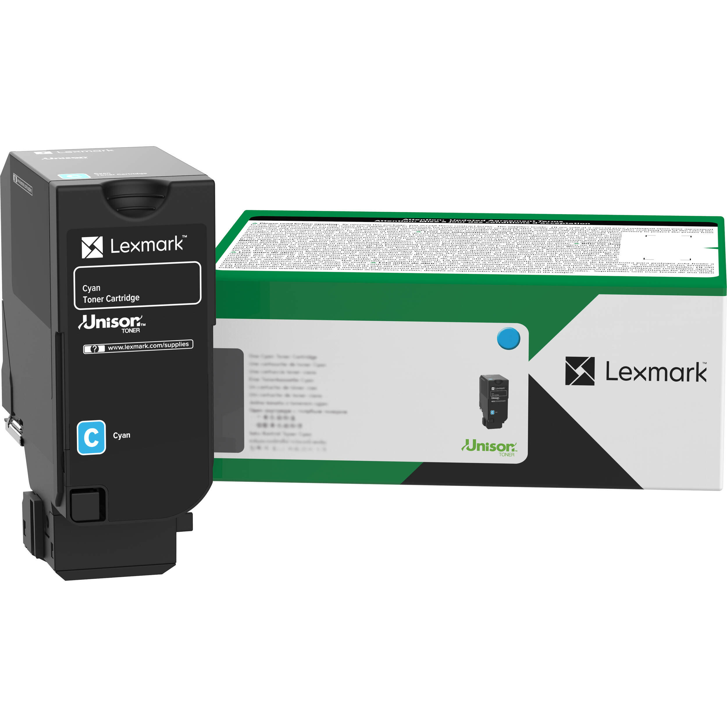 Lexmark 71C10C0 Original Cyan Return Program Toner Cartridge