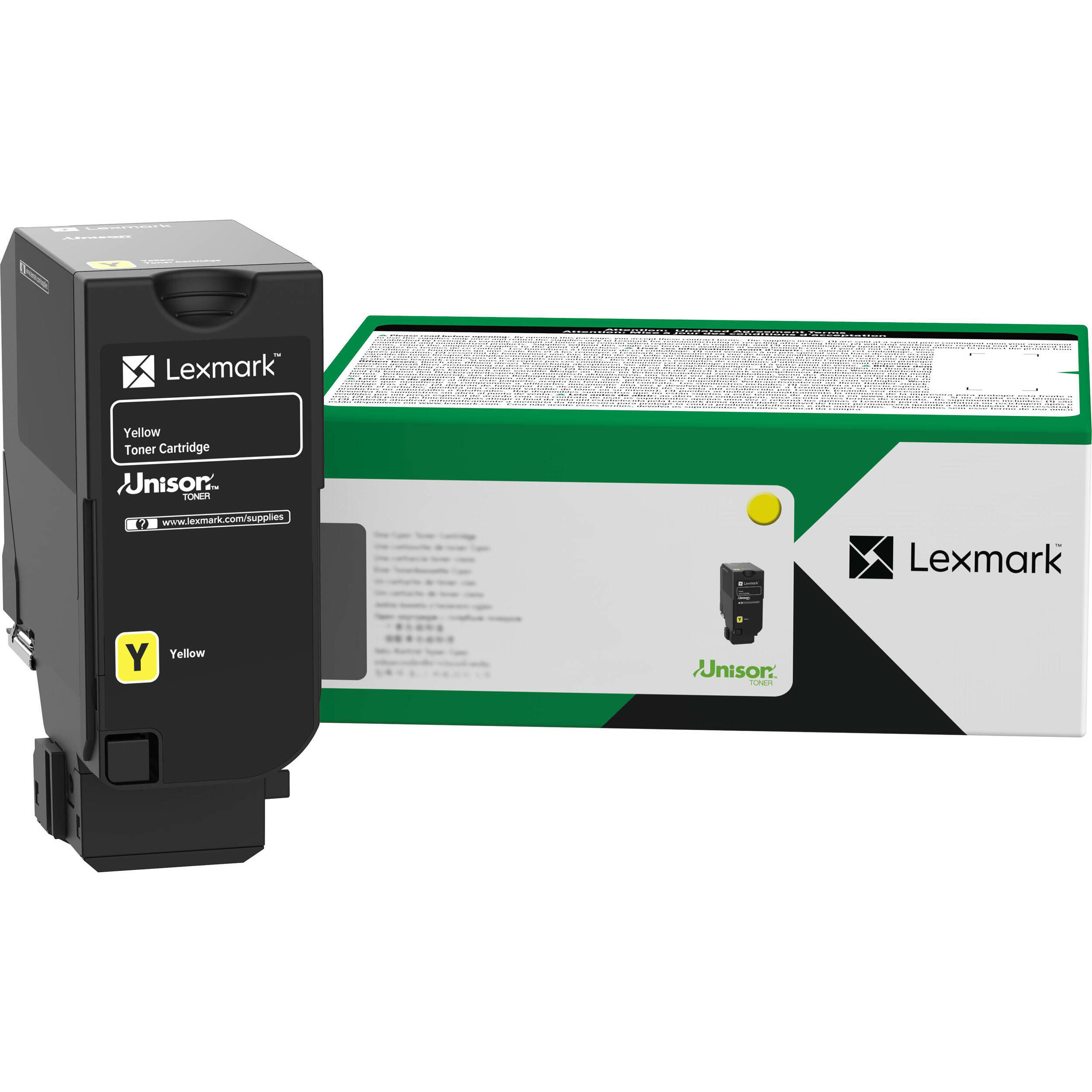 Lexmark 71C10Y0 Original Yellow Return Program Toner Cartridge