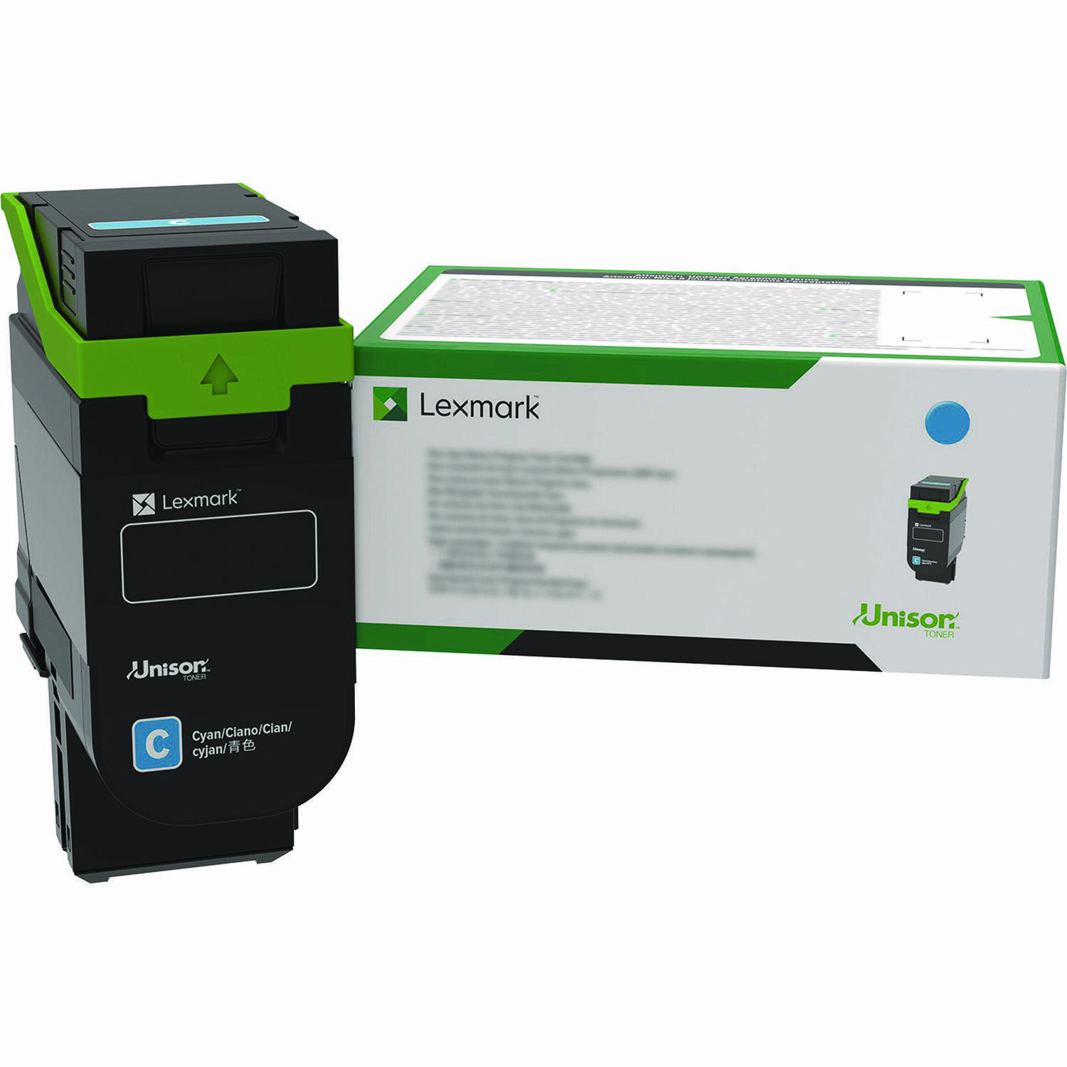 Lexmark 75M1XC0 Original Cyan Return Program Toner Cartridge Extra High Yield