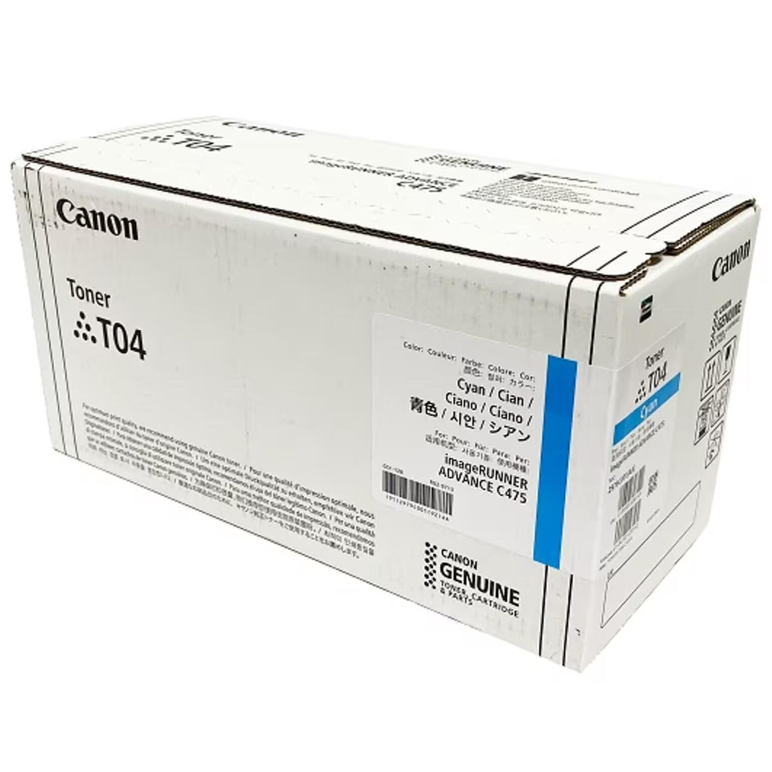 Canon T04 2979C001 Original Cyan Toner Cartridge