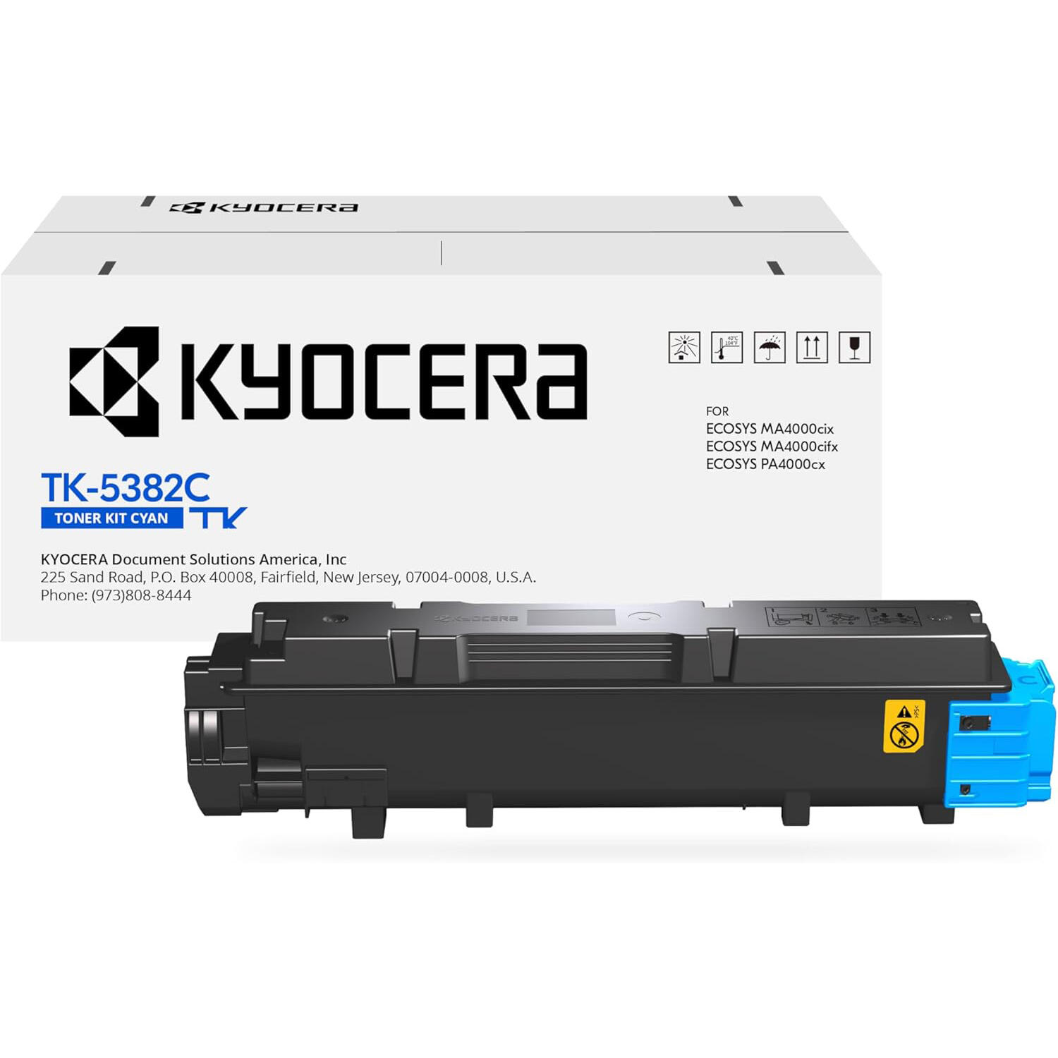 Kyocera-Mita TK-5382C 1T02Z0CUS0 Original Cyan Toner Cartridge
