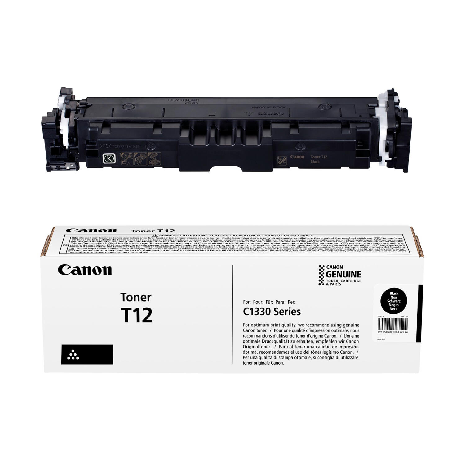 Canon T12 5098C005 Original Black Toner Cartridge