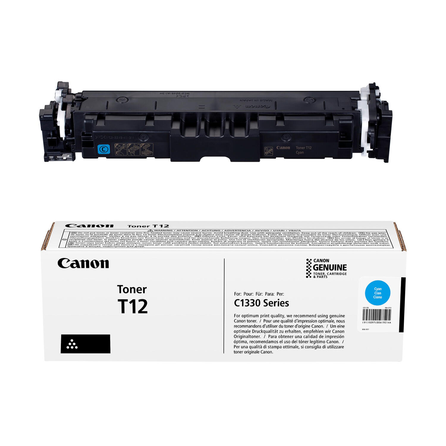 Canon T12 5097C005 Original Cyan Toner Cartridge