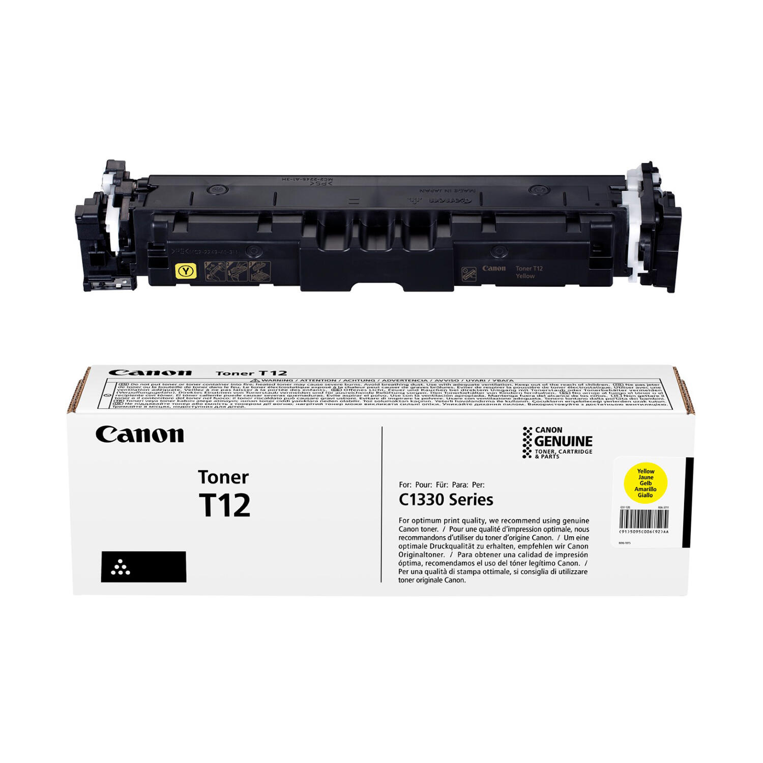 Canon T12 5095C005 Original Yellow Toner Cartridge