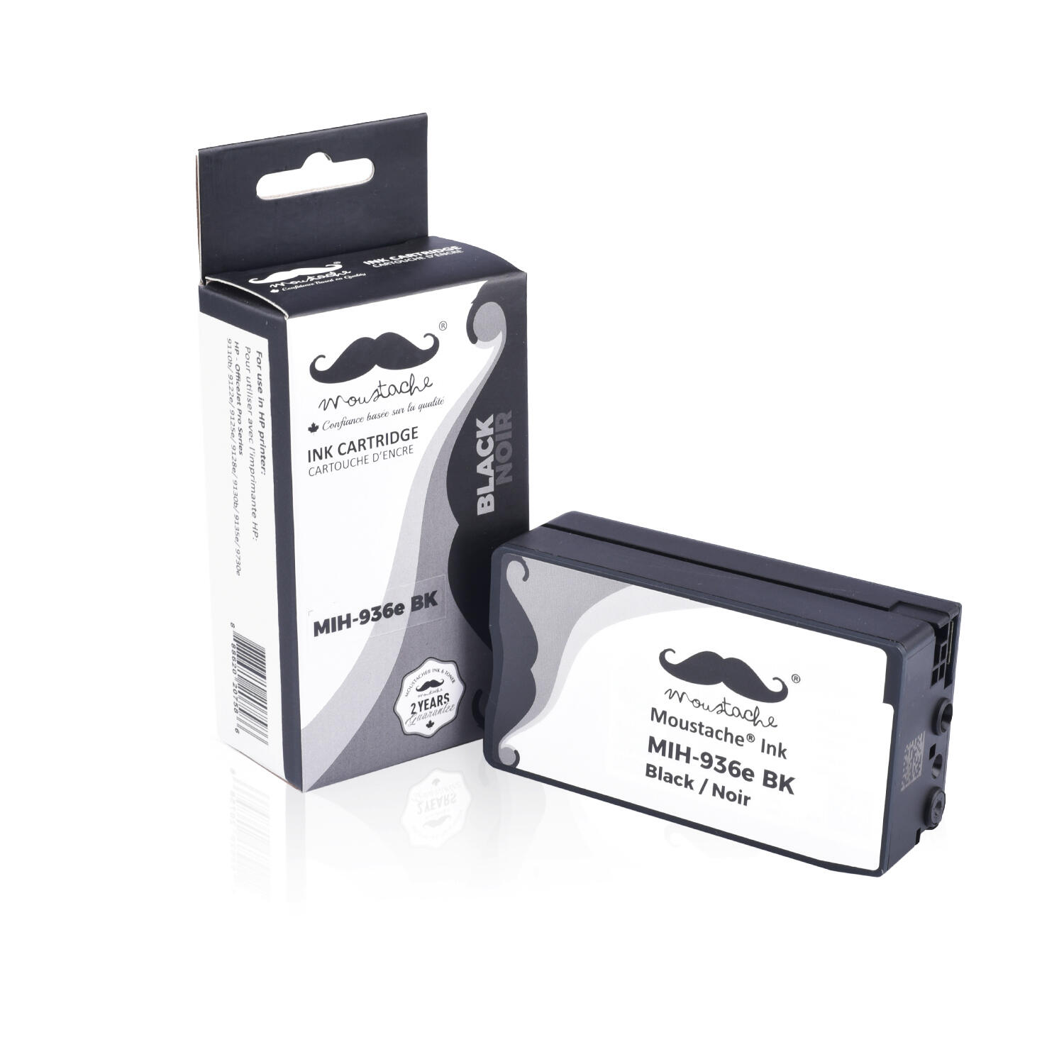 Remanufactured HP 936e 4S6V6LN Black Ink Cartridge High Yield - Moustache®