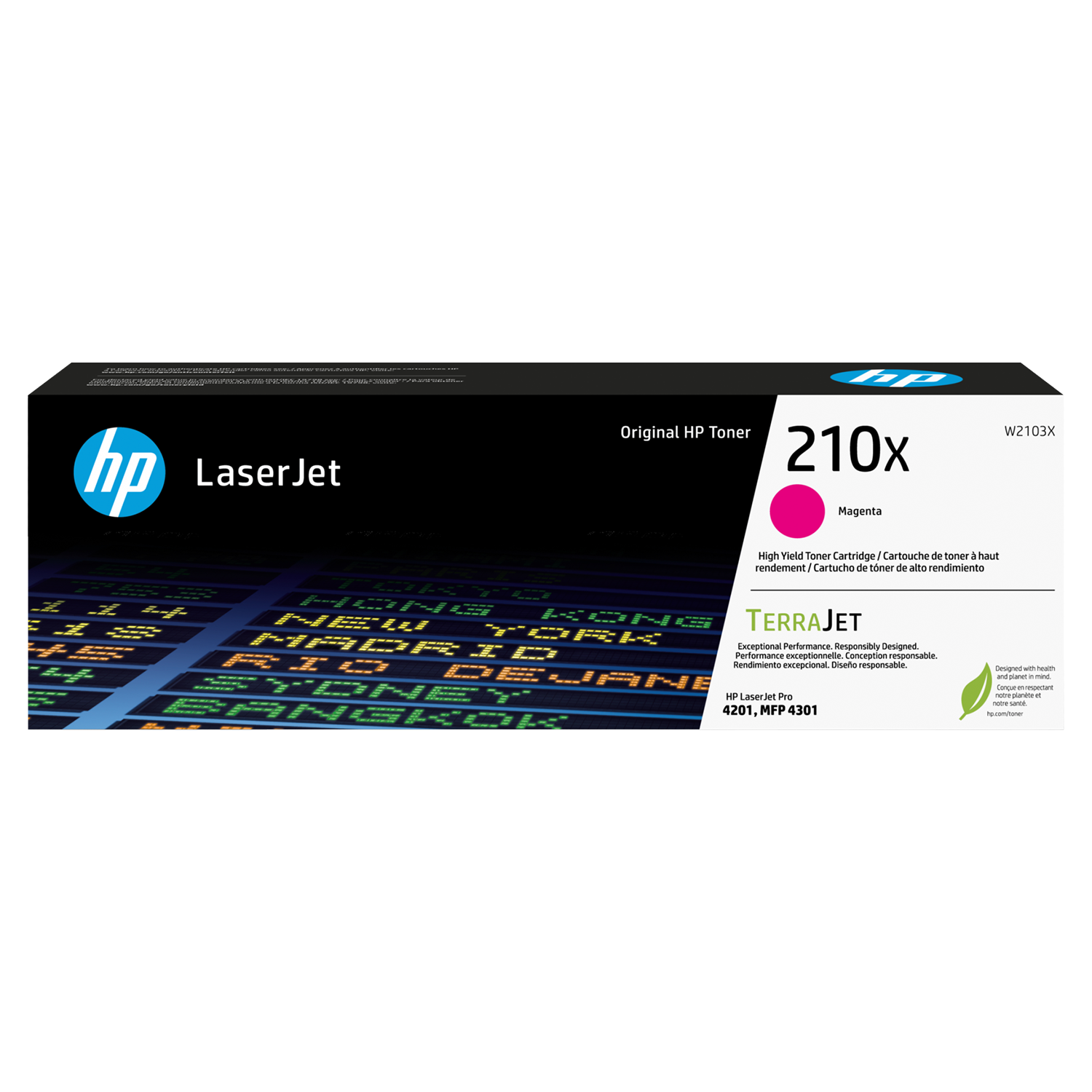 HP 210X W2103X Original Magenta Toner Cartridge High Yield