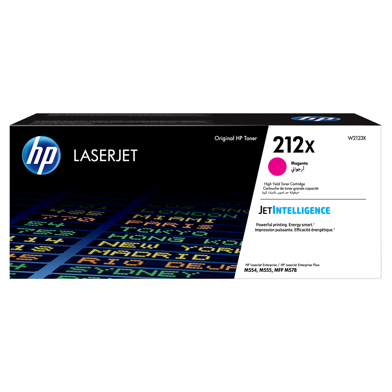 HP 212X W2123X Original Magenta Toner Cartridge High Yield