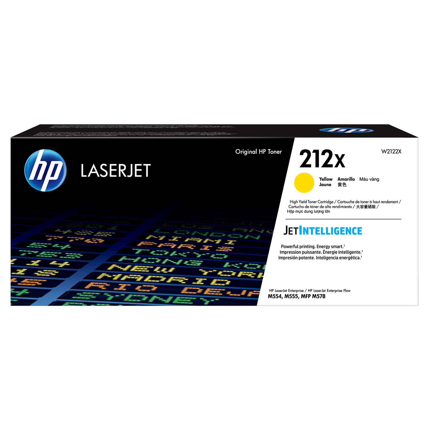 HP 212X W2122X Original Yellow Toner Cartridge High Yield
