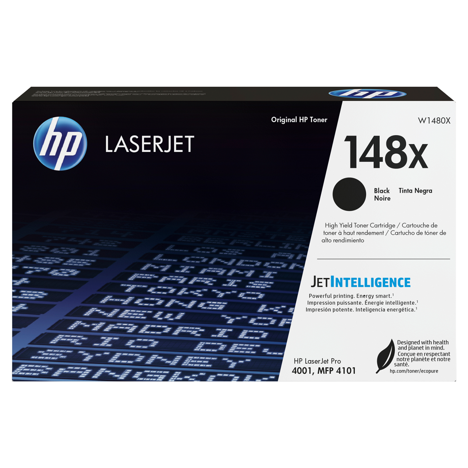 HP 148X W1480X Original Black Toner Cartridge High Yield