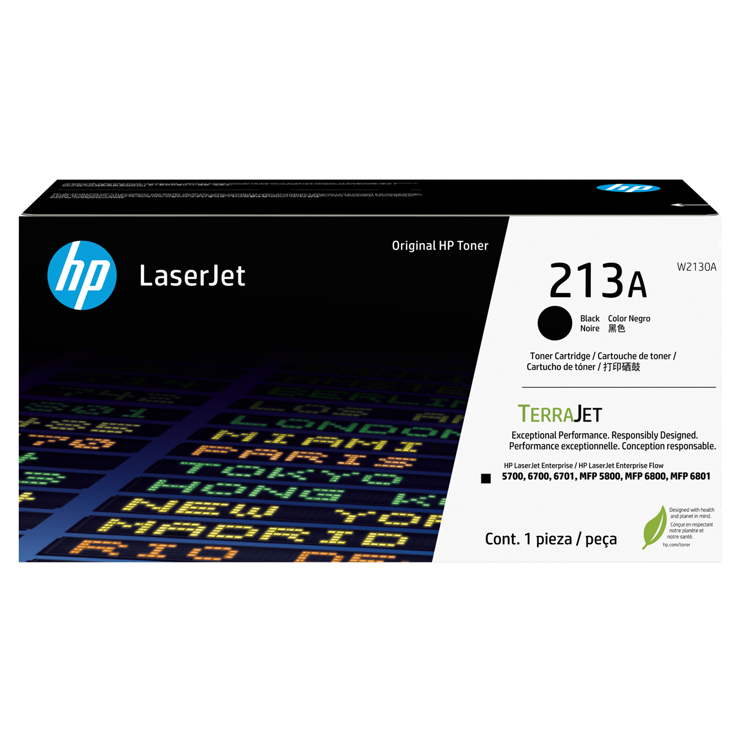 HP 213A W2130A Original Black Toner Cartridge