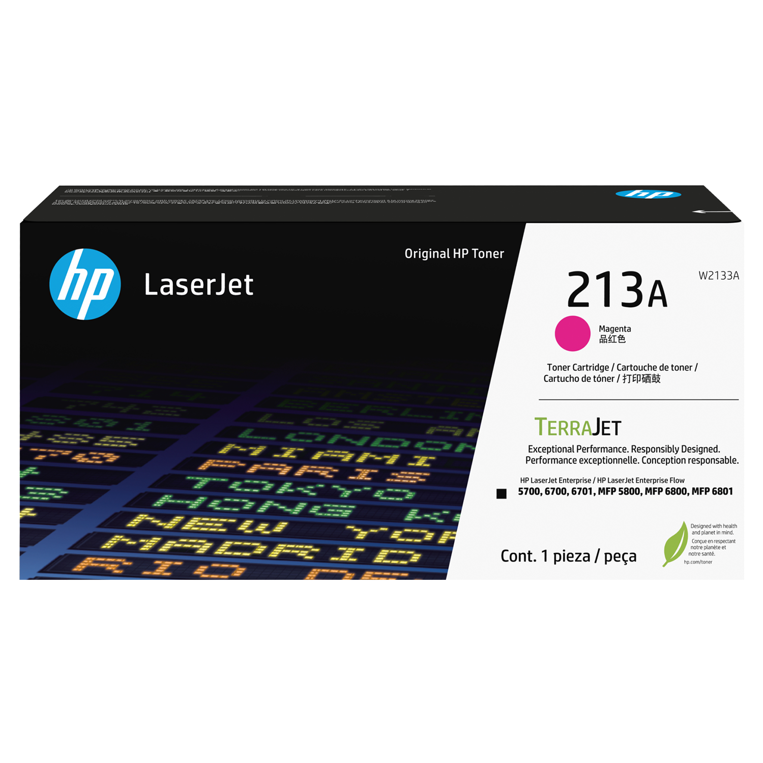 HP 213A W2133A Original Magenta Toner Cartridge
