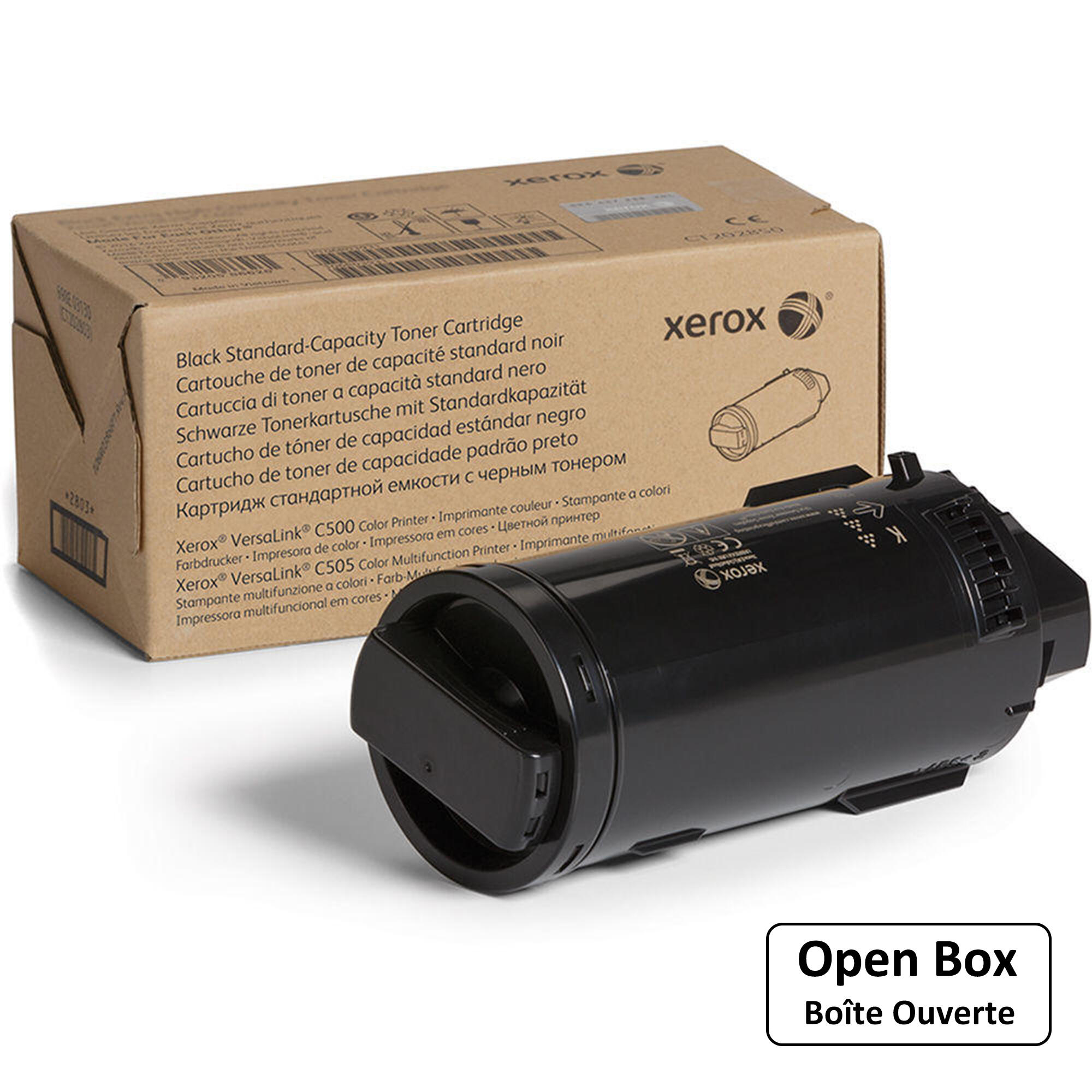 Xerox 106R03862 Original Black Toner Cartridge for VersaLink C500 C505 Printer - Open Box
