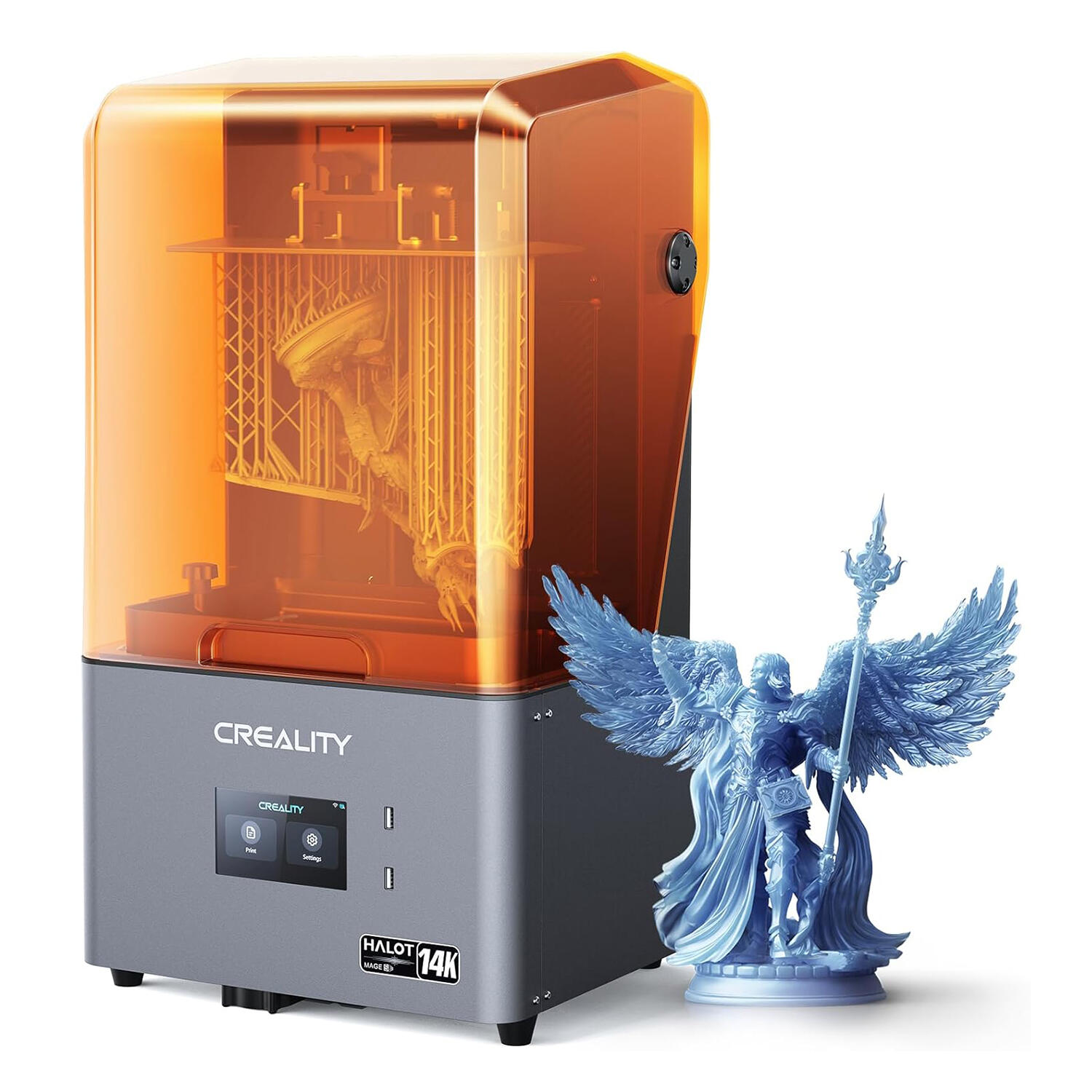 Creality HALOT-MAGE S 14K Resin 3D Printer, Ultra-Precise Printing for Jewelry & Miniatures