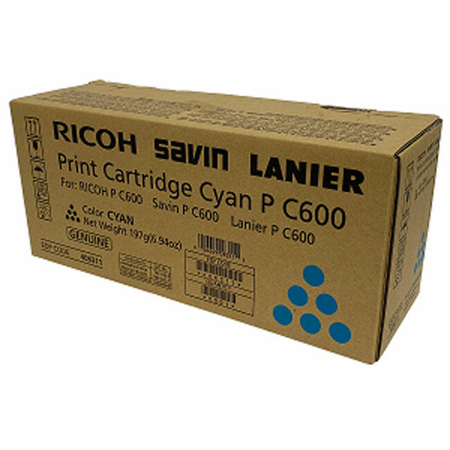 RICOH 408311 Original Cyan Toner Cartridge