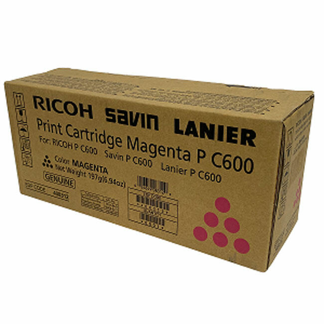 Ricoh 408312 Original Magenta Toner Cartridge High Yield
