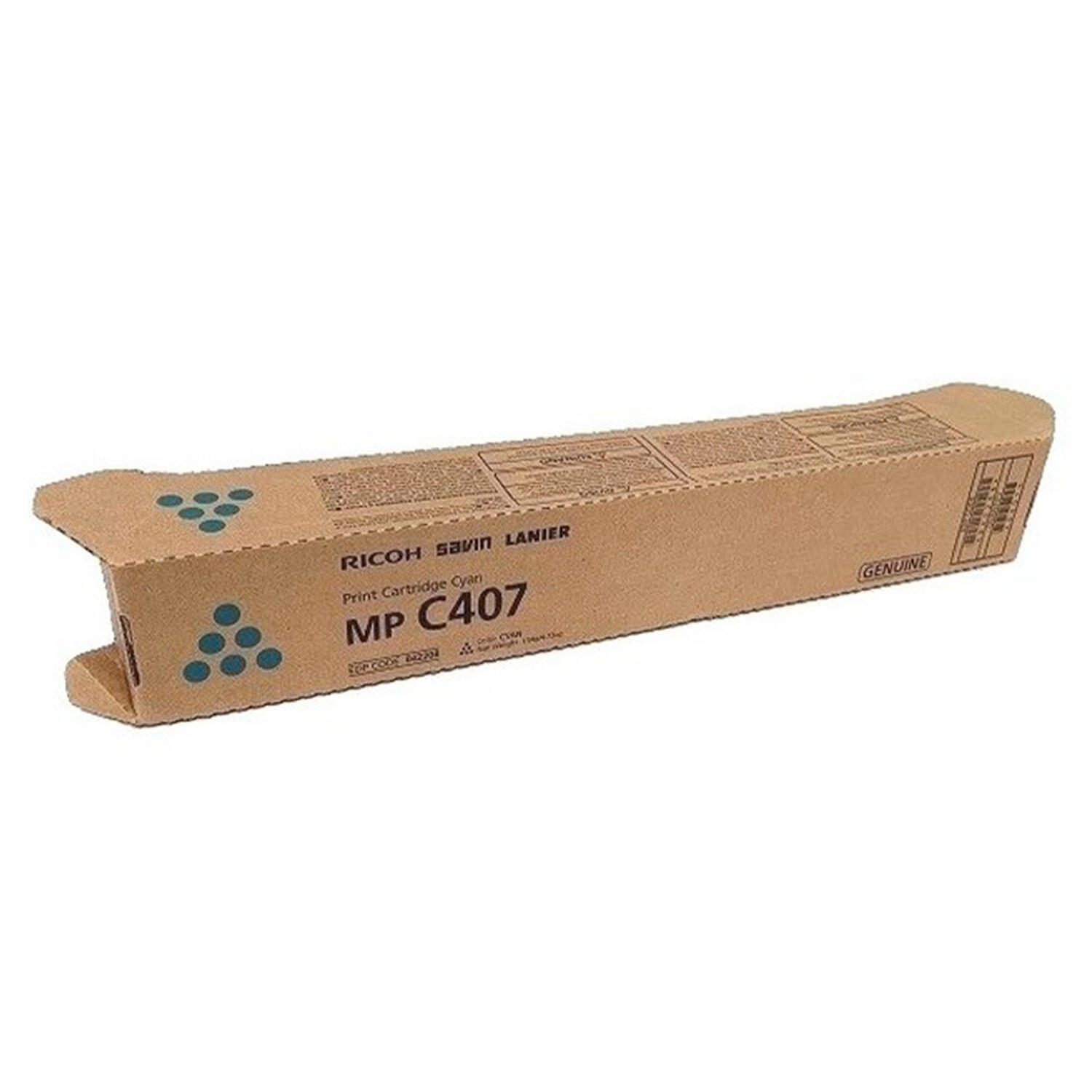 Ricoh 842208 MP C407 Original Cyan Toner Cartridge