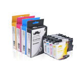 Brother LC501 Compatible Ink Cartridge Combo BK/C/M/Y - Moustache®