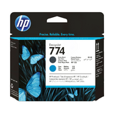 HP 774 P2W01A Original Matte Black / Cyan DesignJet Printhead
