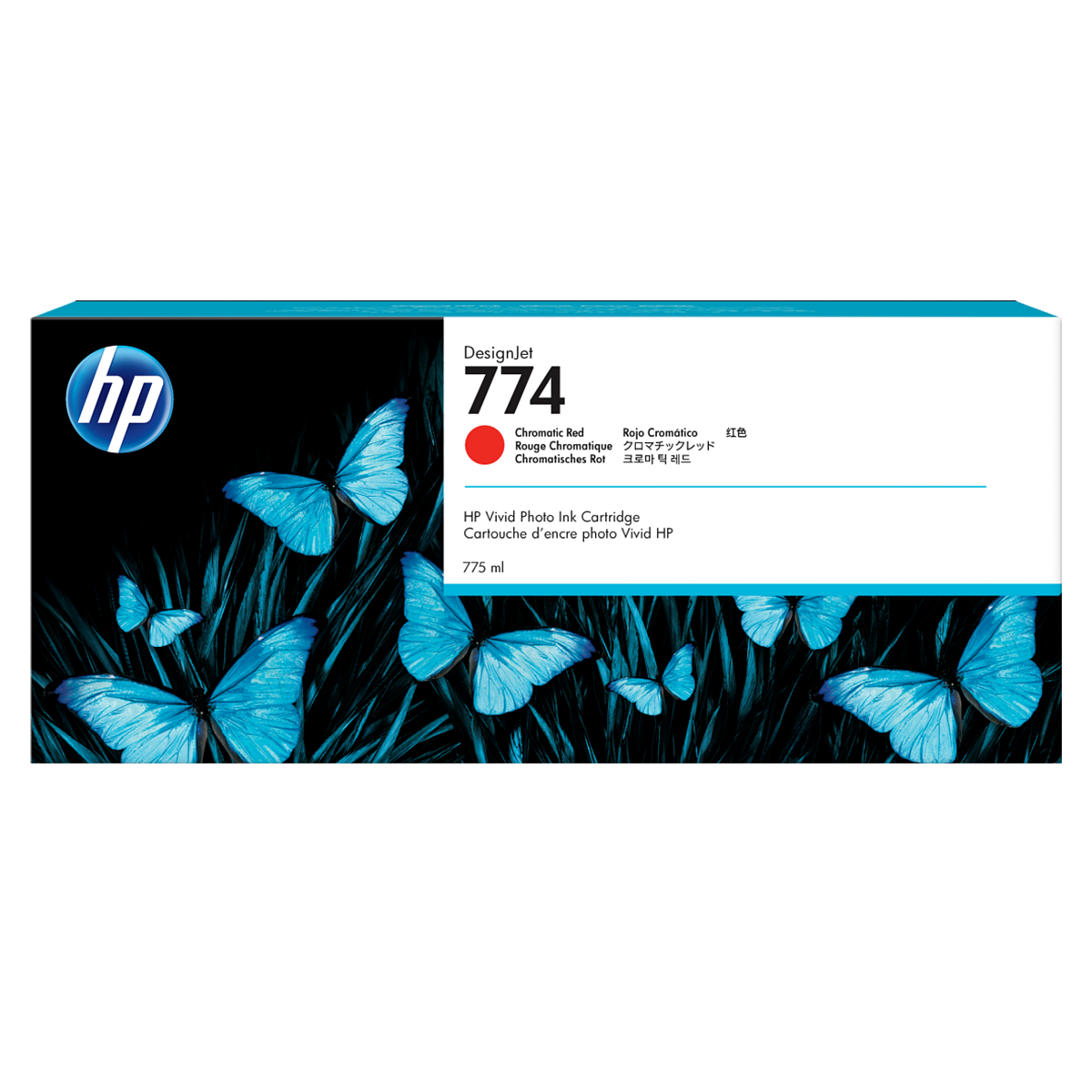 HP 774 P2W02A Original Chromatic Red Ink Cartridge